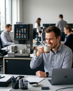 kaffemaschine im buro