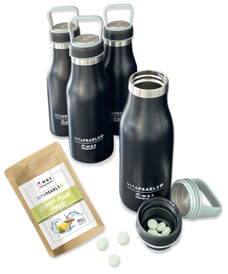 W & S VITAPEARLS Getränkeflaschen