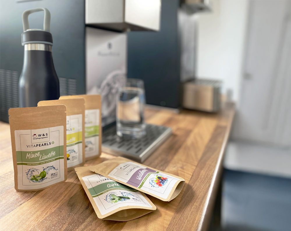 W & S VITAPEARLS – der Frischekick für Ihr Wasser