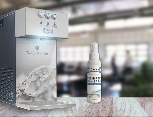 Maximale Hygiene bei Wasserspendern