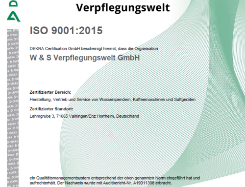 ISO 9001:2015 – Wir sind zertifiziert!