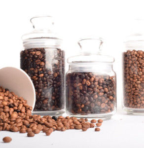 geröstete Kaffeebohnen