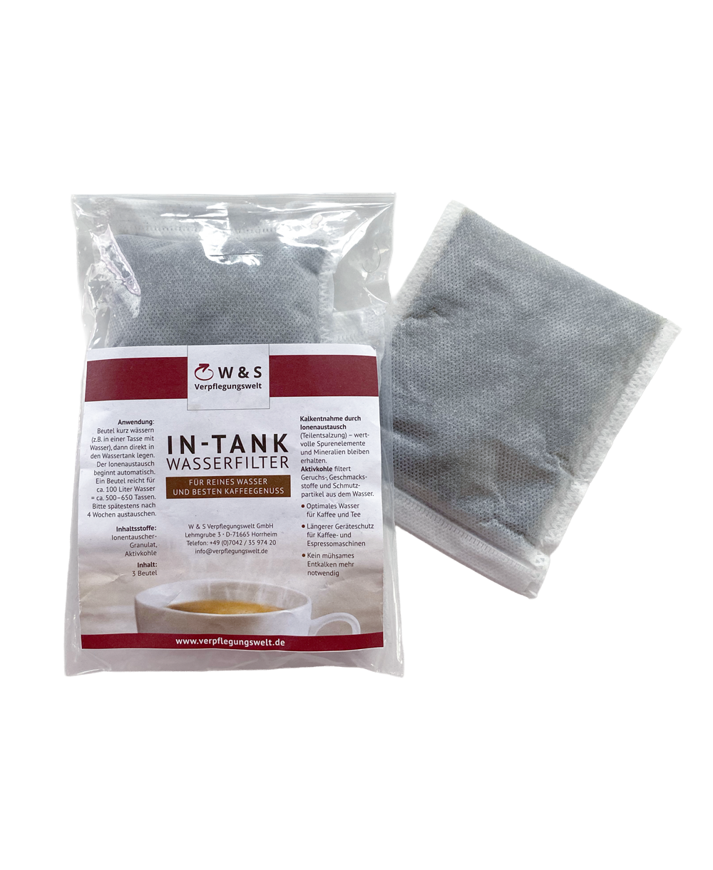 W & S In-Tank Wasserfilter - Weniger Kalk, bessere Wasserqualität und optimaler Schutz für Ihren Kaffeevollautomaten.