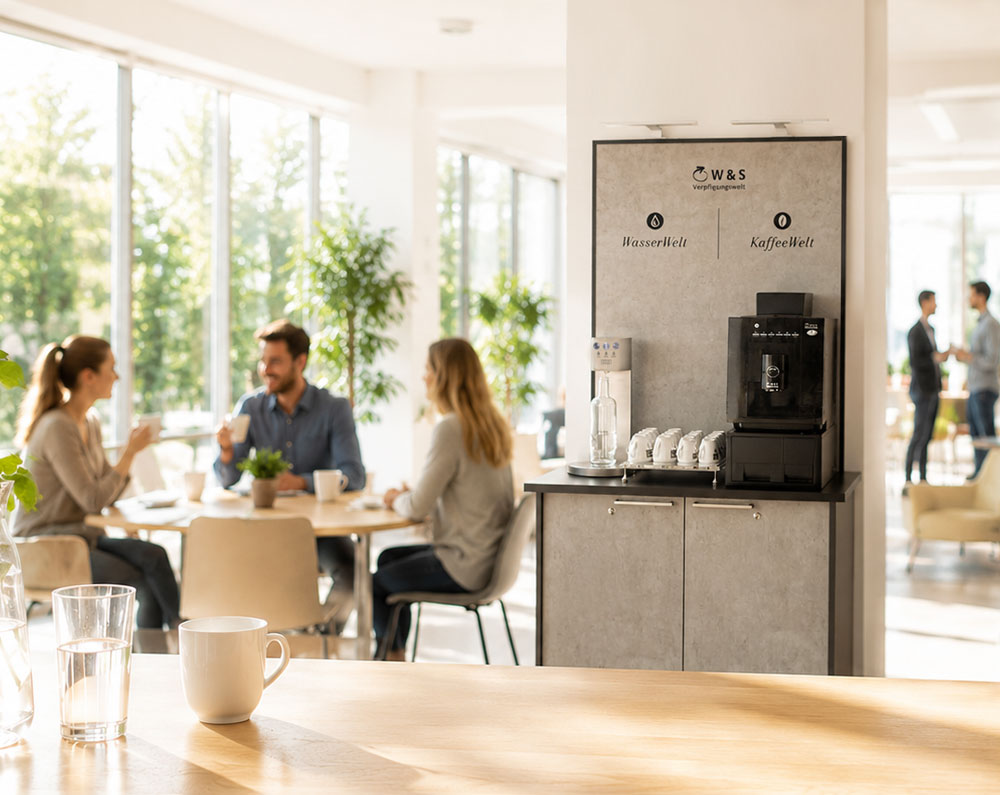 Erweiterungen - Praktische Ergänzungen wie Tower, Kaffee-Wasser-Bar oder Abtropfschalen machen Wasserspender noch komfortabler.