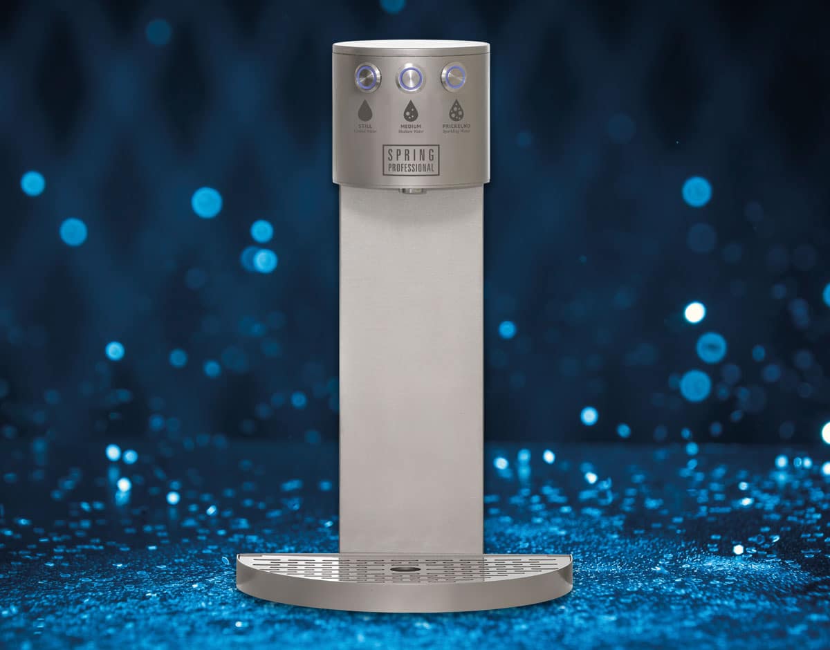 W & S Zapfsäulen-Wasserspender ZAPFSÄULE SP PLUS glasperlengestrahlt