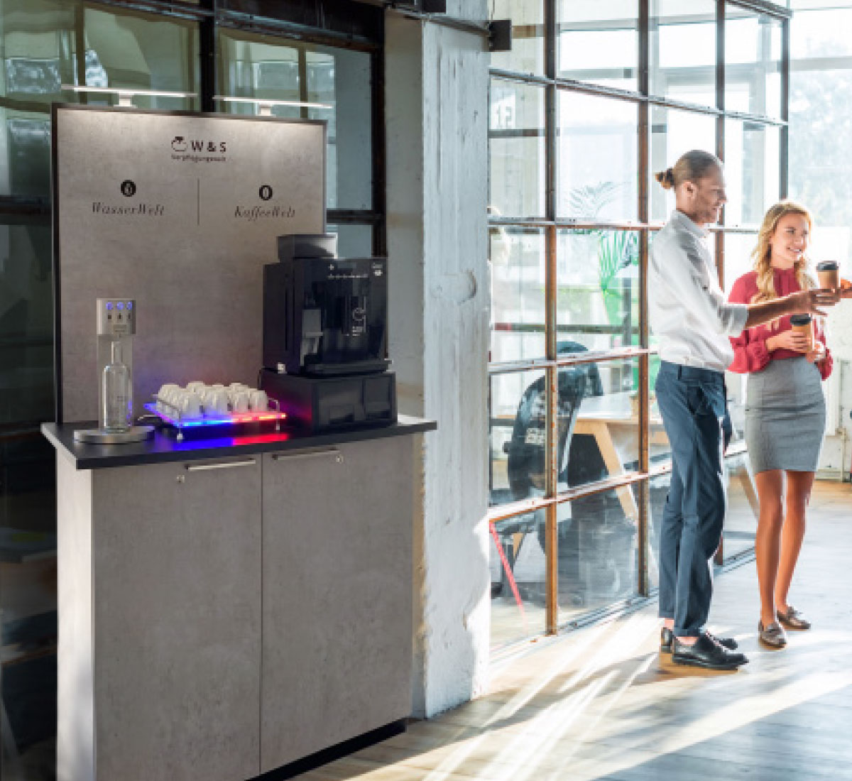 W & S Kaffeevollautomaten - Kaffee-Wasser-Bar